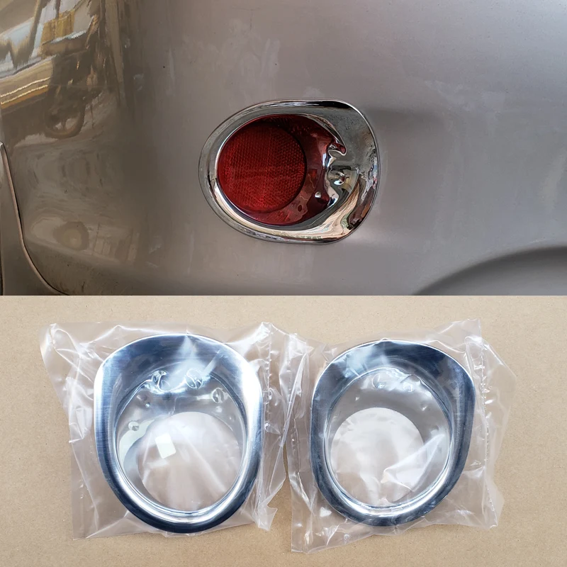 

lsrtw2017 abs car front rear foglight frame chrome trims for toyota corolla 2007 2008 2009 2010 2011 2012 2013 E140 accessories