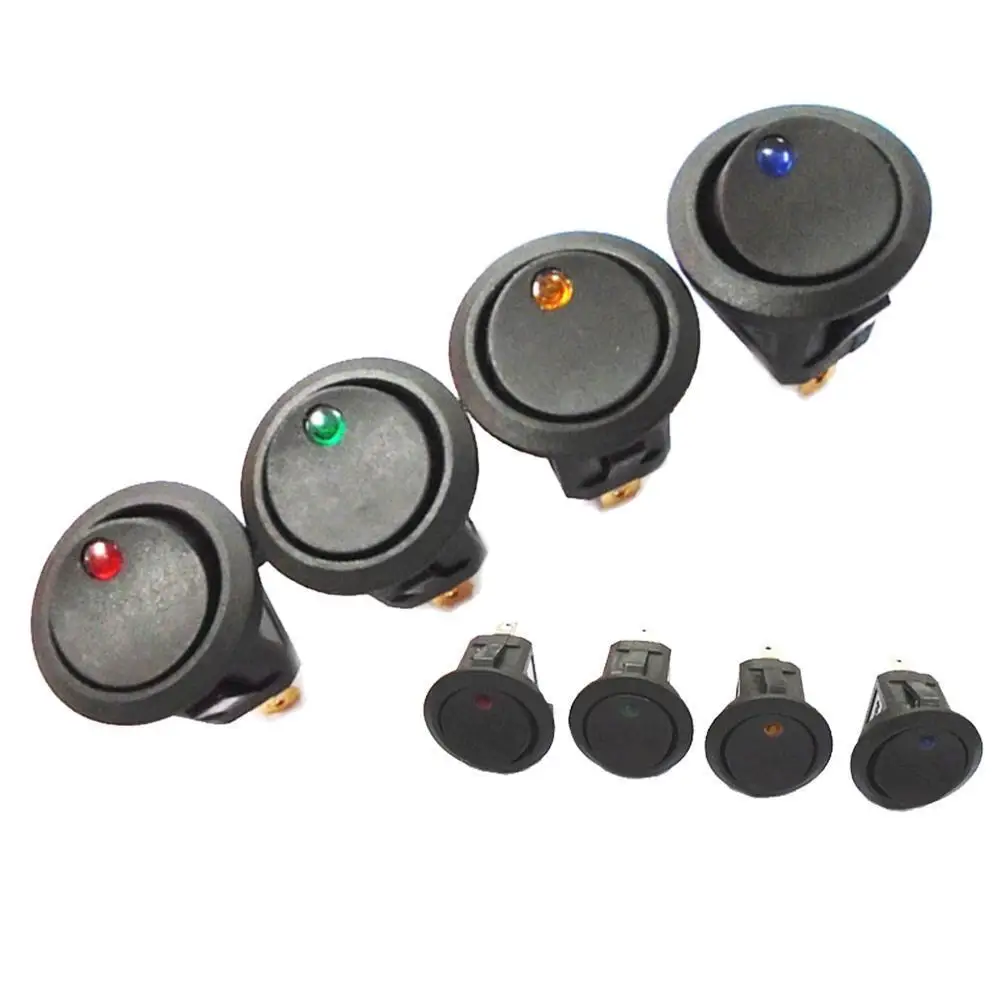 Кулисный Переключатель 12V 20ALED лампа автомобиля светильник ing модификация Rocker