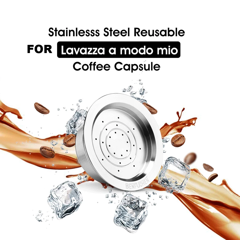 Фильтр для кофе icafilas машины Lavazz A Modo Mio фильтры из нержавеющей стали многоразовые