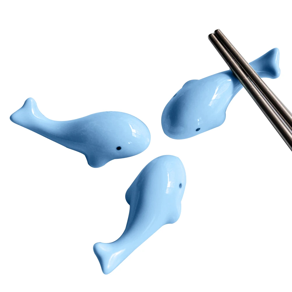 

1Pc Cute Ceramic Nail Brush Pen Rack Stand Holder Animal Dolphin Shape Manicure Art Tool Random Pattern