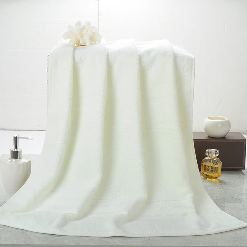 Роскошное полотенце для ванной комнаты из Египта однотонное мягкое банное