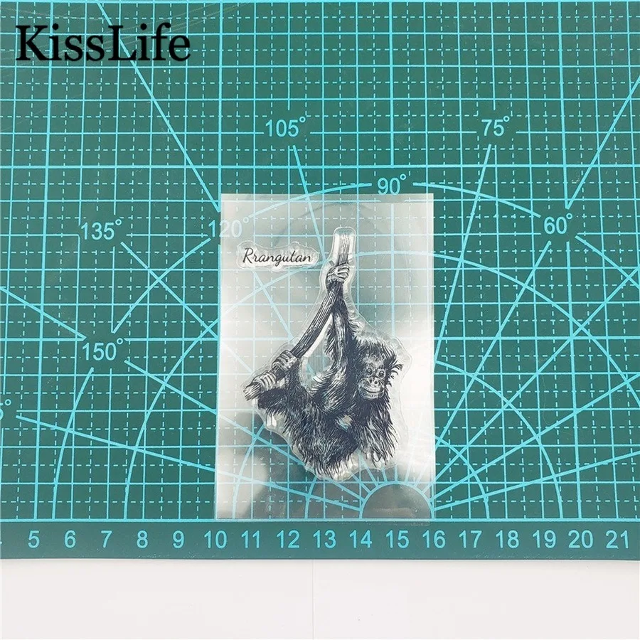 Винтажные прозрачные силиконовые штампы для скрапбукинга на ветке с