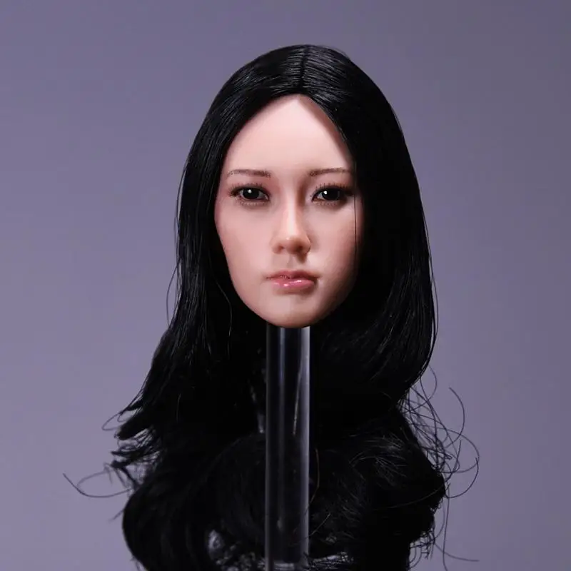 

Экшн-фигурка Phicen TBLeague, масштаб 1/6, черные волосы, азиатская женщина-солдат, пин-голова, подходит для тела 12 дюймов