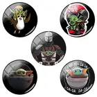 Disney, Звездные войны, стеклянная модель, модель джедая, плоская задняя сторона, 12 мм15 мм16 мм18 мм20 мм25 мм, Baby Yoda BY77