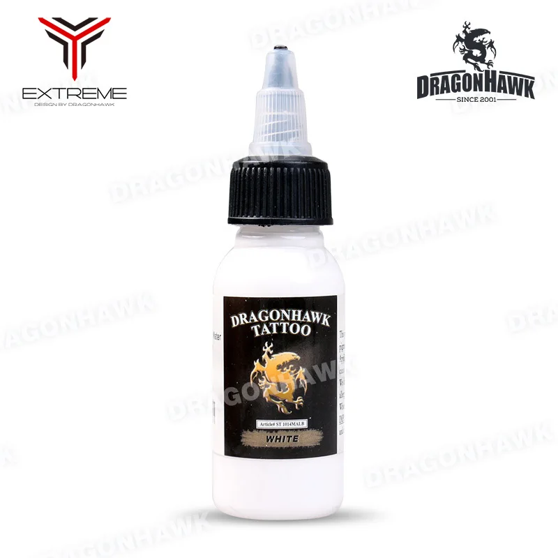 Чернила для тату Dragonhawk 1-упаковка набор серебряных цветов бутылки 1 унция |