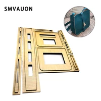 smvauon wooden mold cutting wallet with multi function slant span bag mold suitable for die cutting machine