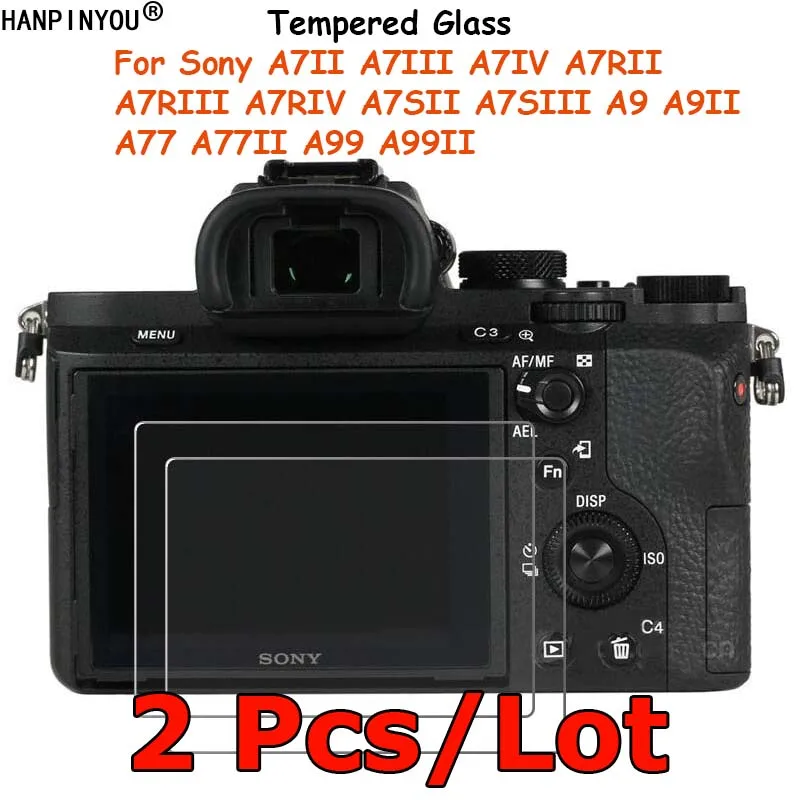 2 шт. для Sony Alpha ILCE 7 7R 7S 9 77 99 A7 A7R A7S III IV A9 A77 A99 II закаленное стекло Защита экрана