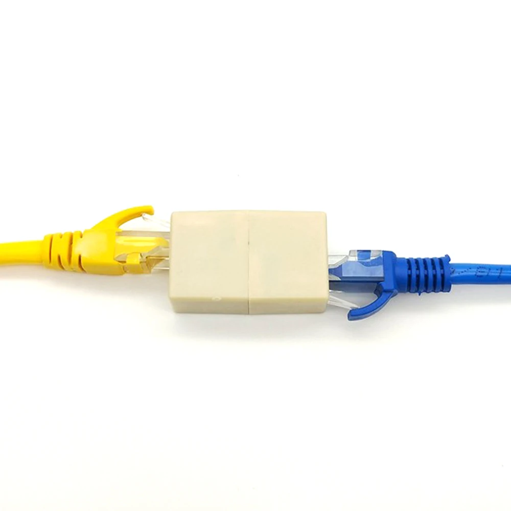 10 шт. женский Интерфейс 8 Pin Столярный двусторонние Ethernet-кабель с соединительным