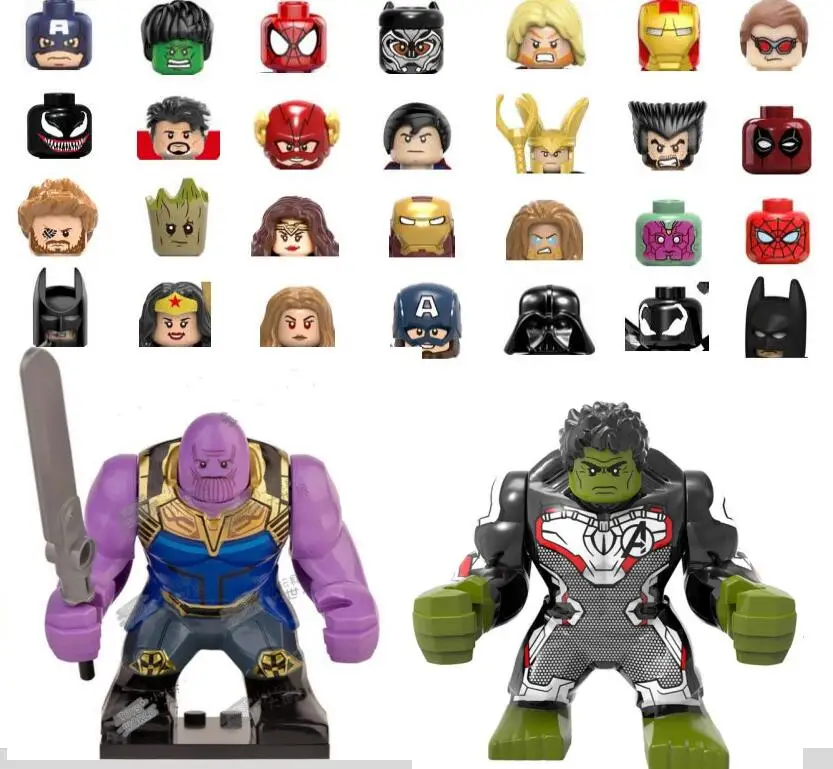 Конструктор игрушечный 30 шт./комплект мини фигурки 4 5 см 28 дюймов большой размер 7