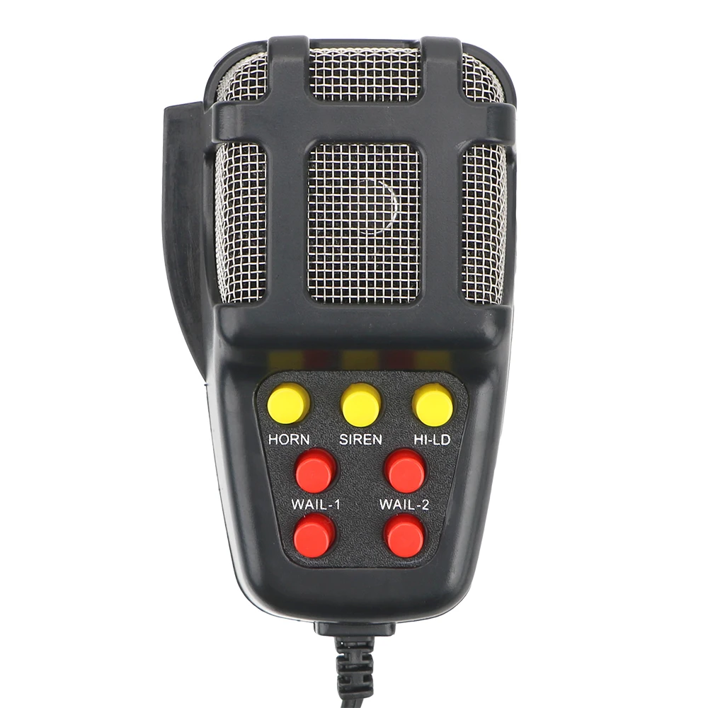Микрофон PA System аварийный усилитель Hooter 12 в 100 Вт колонки Громкая полицейская