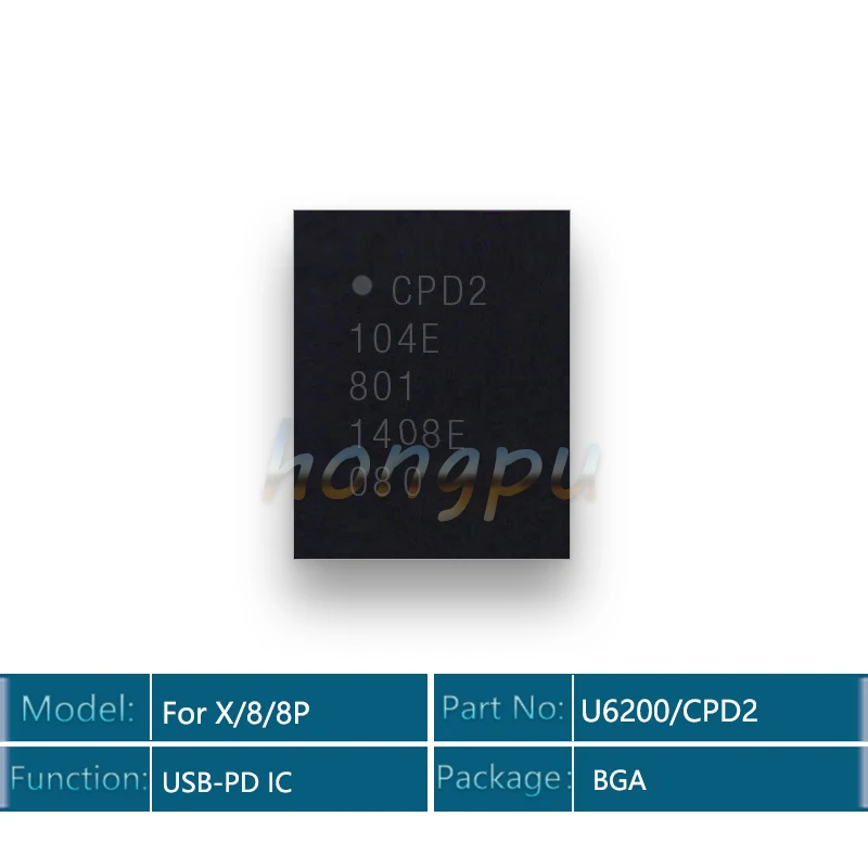 2 шт.-20 шт./лот U6200 CPD2 для iphone X/8/8 plus/8 plus быстрая/Быстрая Зарядка микросхема IC |
