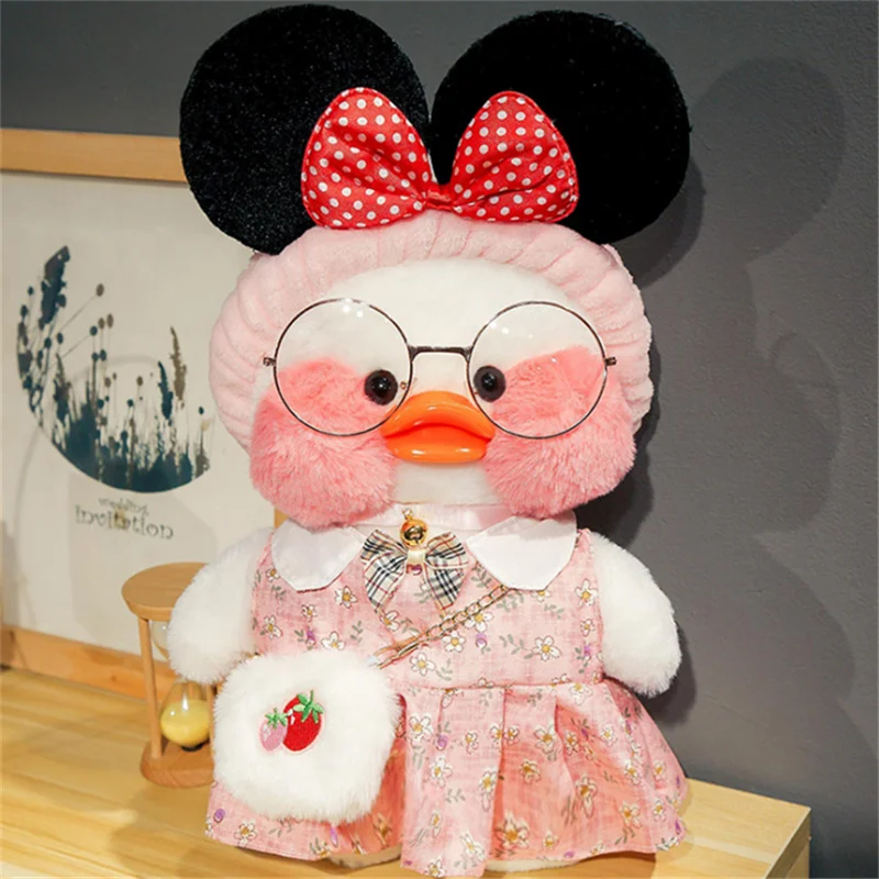 Новинка Лидер продаж 30 см Kawaii LaLafanfan плюшевая игрушка Кафе утка мультяшное