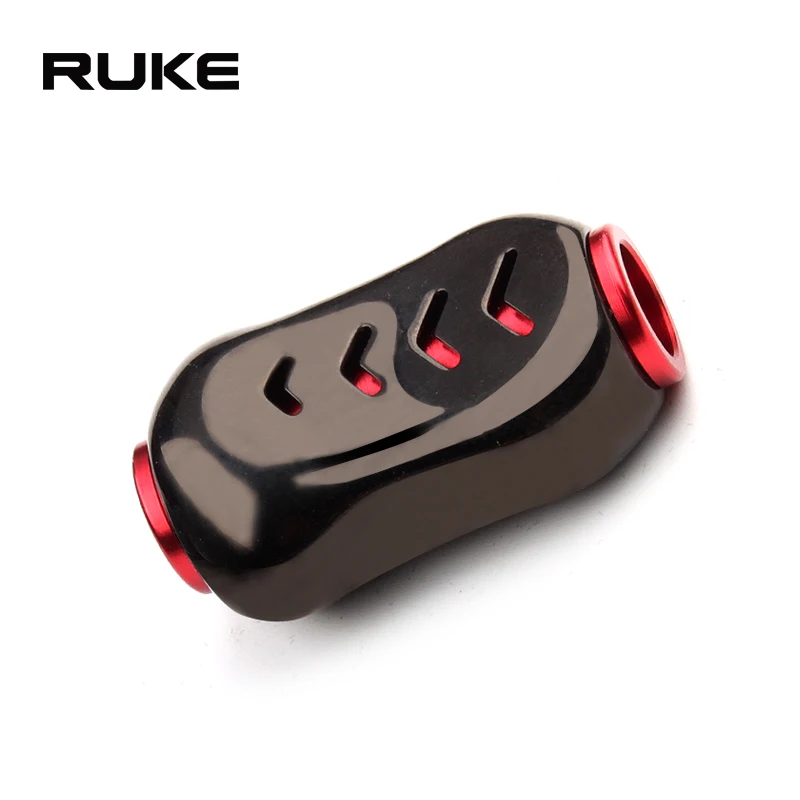 black red Ruke дизайн сплав ручка костюм для Daiwa и Shimano 35 мм 8,8 г подходит 7x4x2,5 подшипник очень красивый DIY Аксессуары - Цвет: black red
