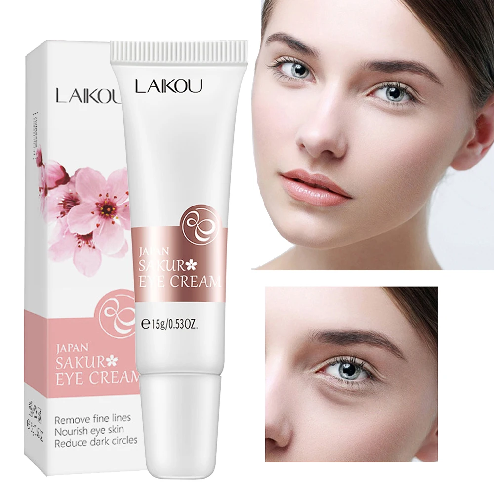 Японский крем для кожи вокруг глаз Sakura Niacinamide увлажняющий питательный