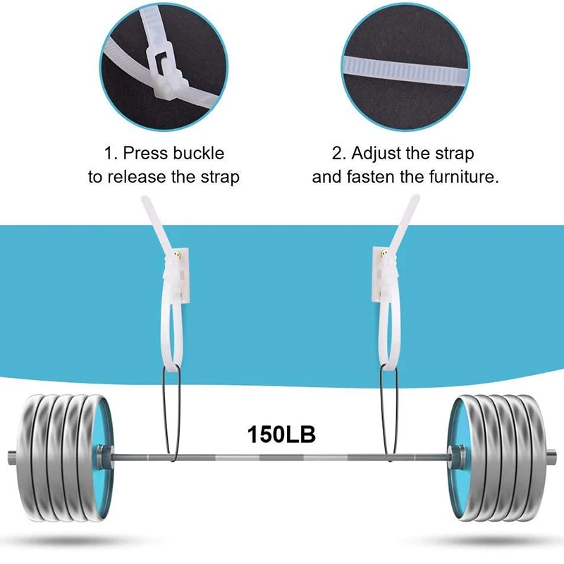 

Furniture Straps,Anti Tip Furniture Strap,(20-Piece) , Furniture Anchors for Baby Proofing Safety, Furniture Wall Strap