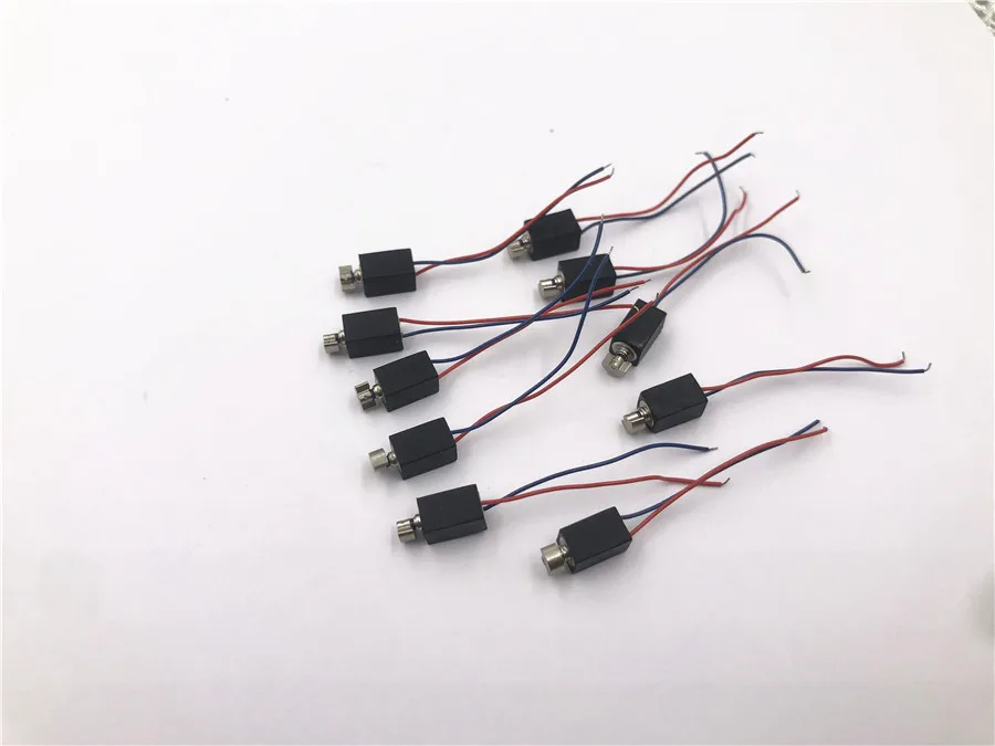 10 шт мини микро 4 мм * 8 Вибрационный Мотор постоянного тока 3V-5V полые чашки на