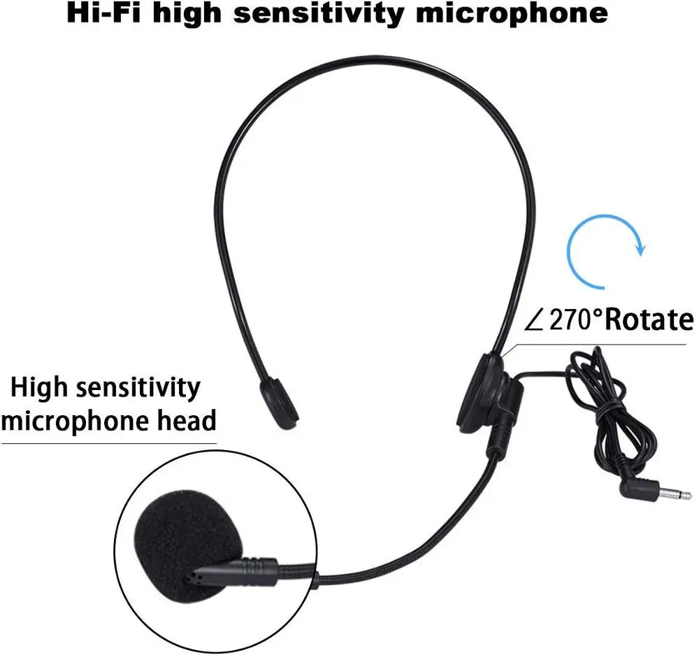Высокое качество легкость 15 Вт Проводная гарнитура громкоговоритель