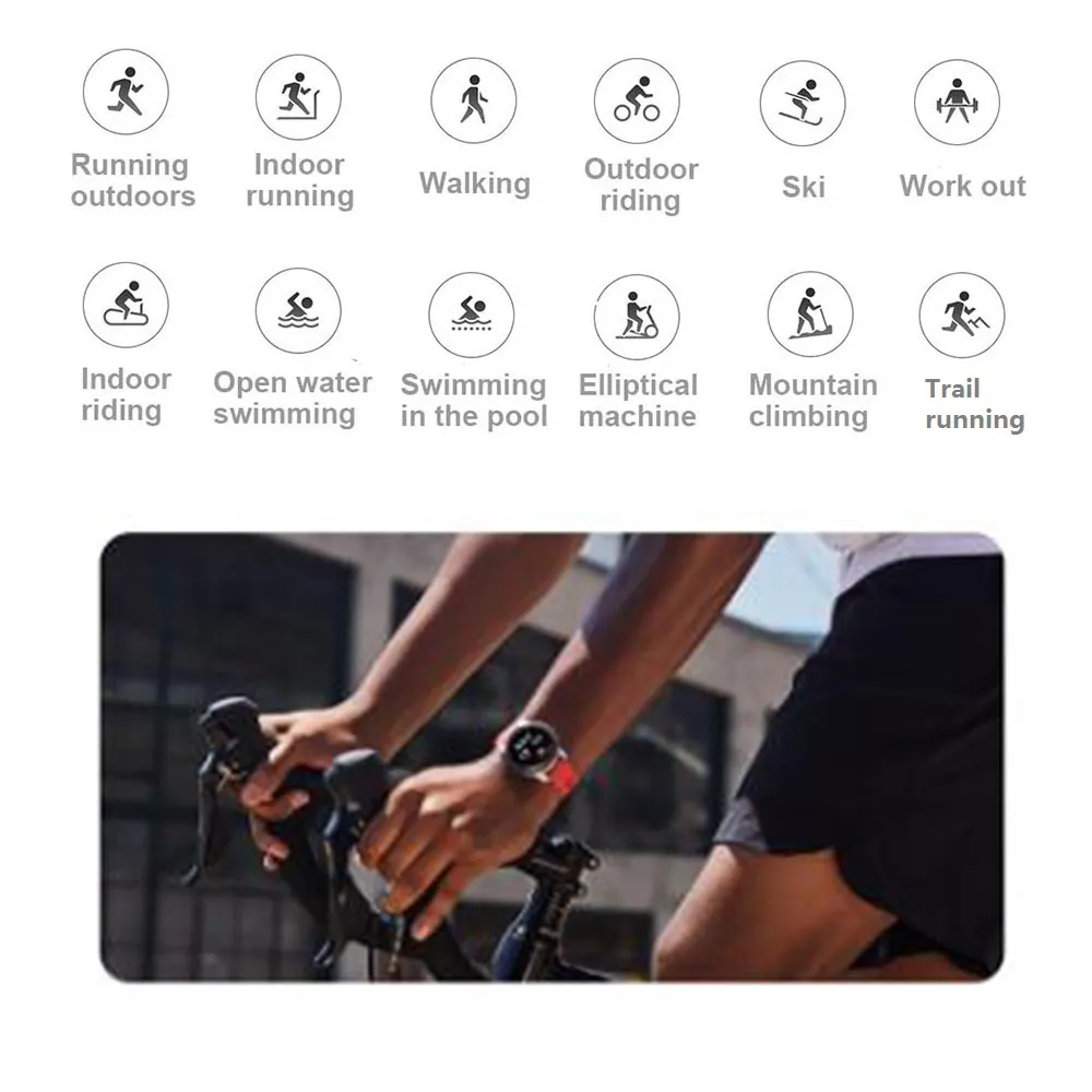 Смарт-часы Amazfit GTR 47 мм Huami глобальная версия умные часы 12 видов спорта здоровье