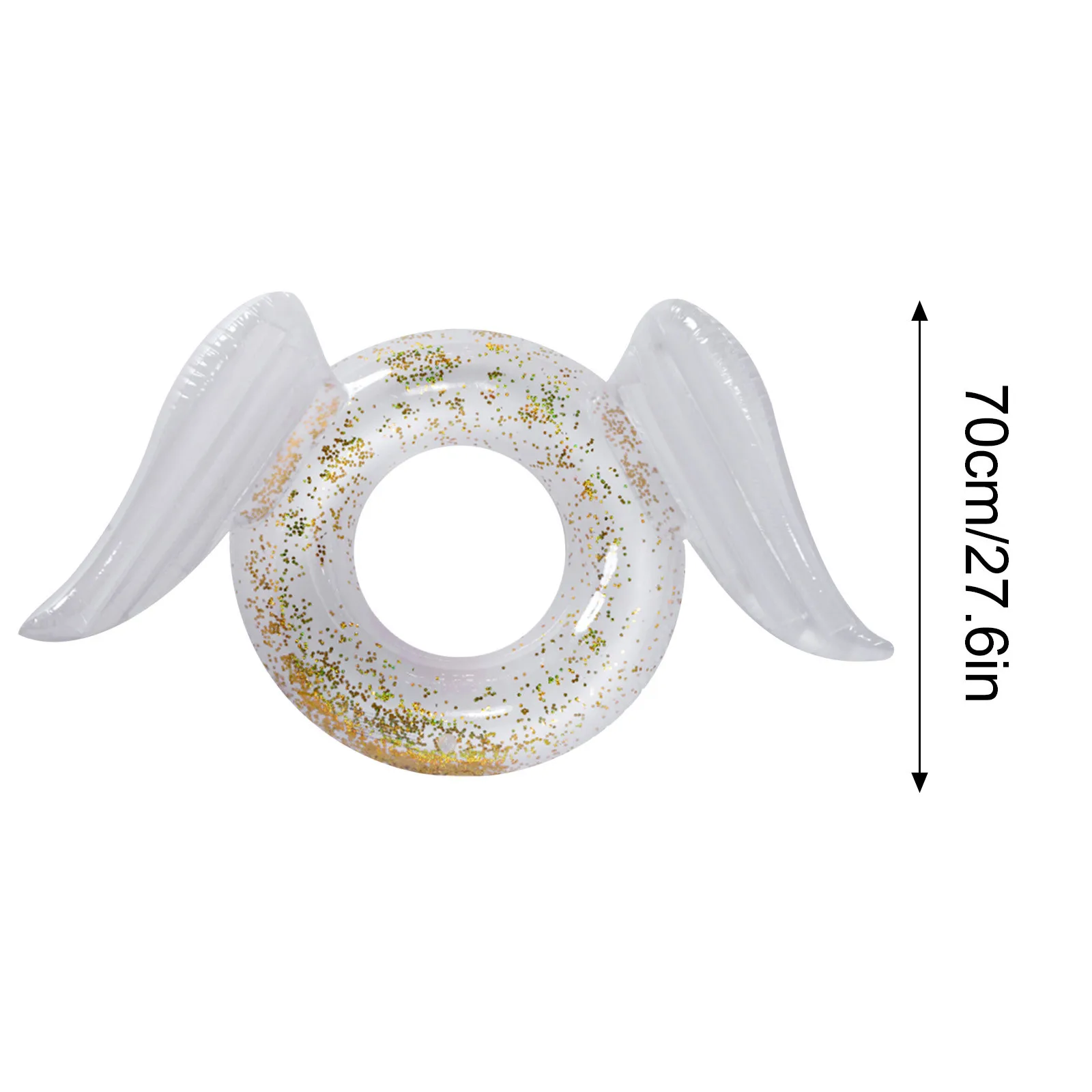 

Inflatable Cute Angel Wings Shape Swimming Ring Kids Adults Armpit Float Circle Toys Swimming Safe Pool Float Swimming Circle