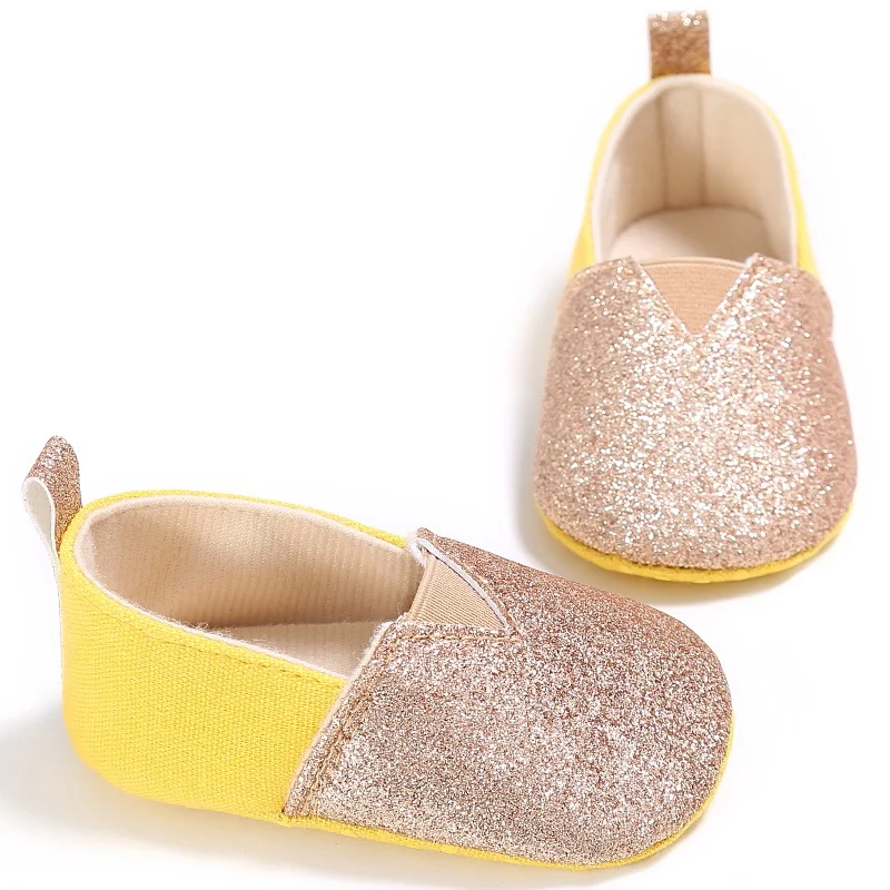 

0-18M Fashion Spring Autumn Infants Baby Soft Sole Cotton Shoes Newborn Girl Toddler Crib Bling Moccasin Prewalker