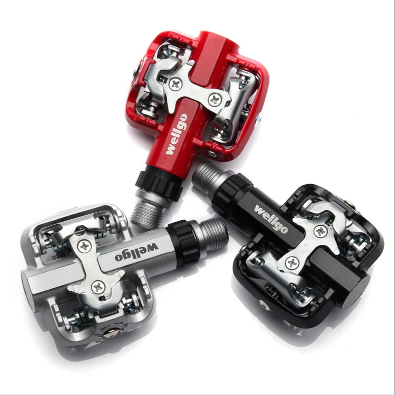 

Wellgo Wm001 Self-Locking Pedals Ultralight Road Bike Clipless Pedal Magnesium Alloy Folding Cycling Bicycle Foot Pegs Pedals