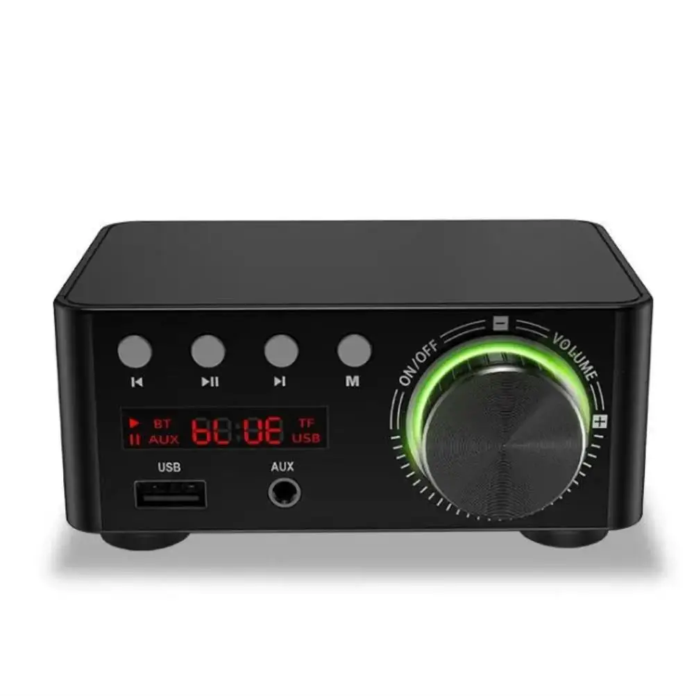 Универсальный автомобильный усилитель мощности звука 100 Вт HIFI Bluetooth FM радио плеер