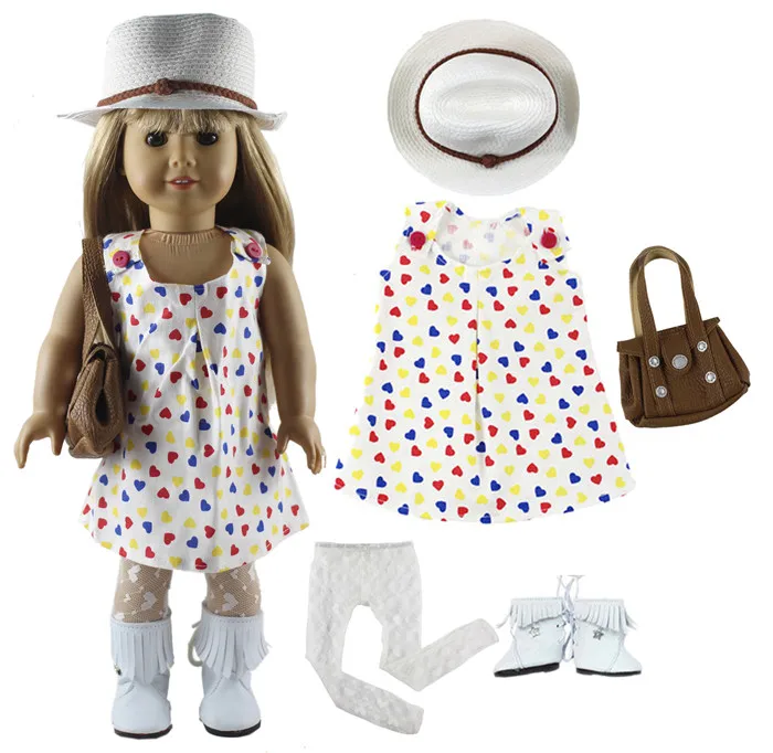 

1 Set Beautiful Princess Dress Outfit Doll Clothes for 18'' American Doll B33