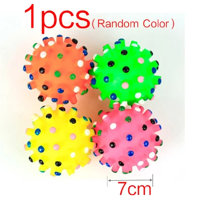 1pcs Style 3 Милые игрушки для домашних животных для маленьких собак, резиновая устойчивость к укусам, игрушка для щенков, чистка зубов, жевательные игрушки для обучения домашних животных, интерактивные игры - Цвет: 1pcs Style 3
