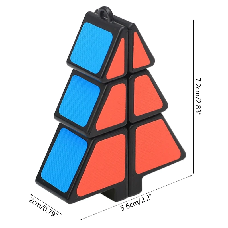 Скоростной куб в форме рождественской елки головоломка Лучший Подарок Чулок для