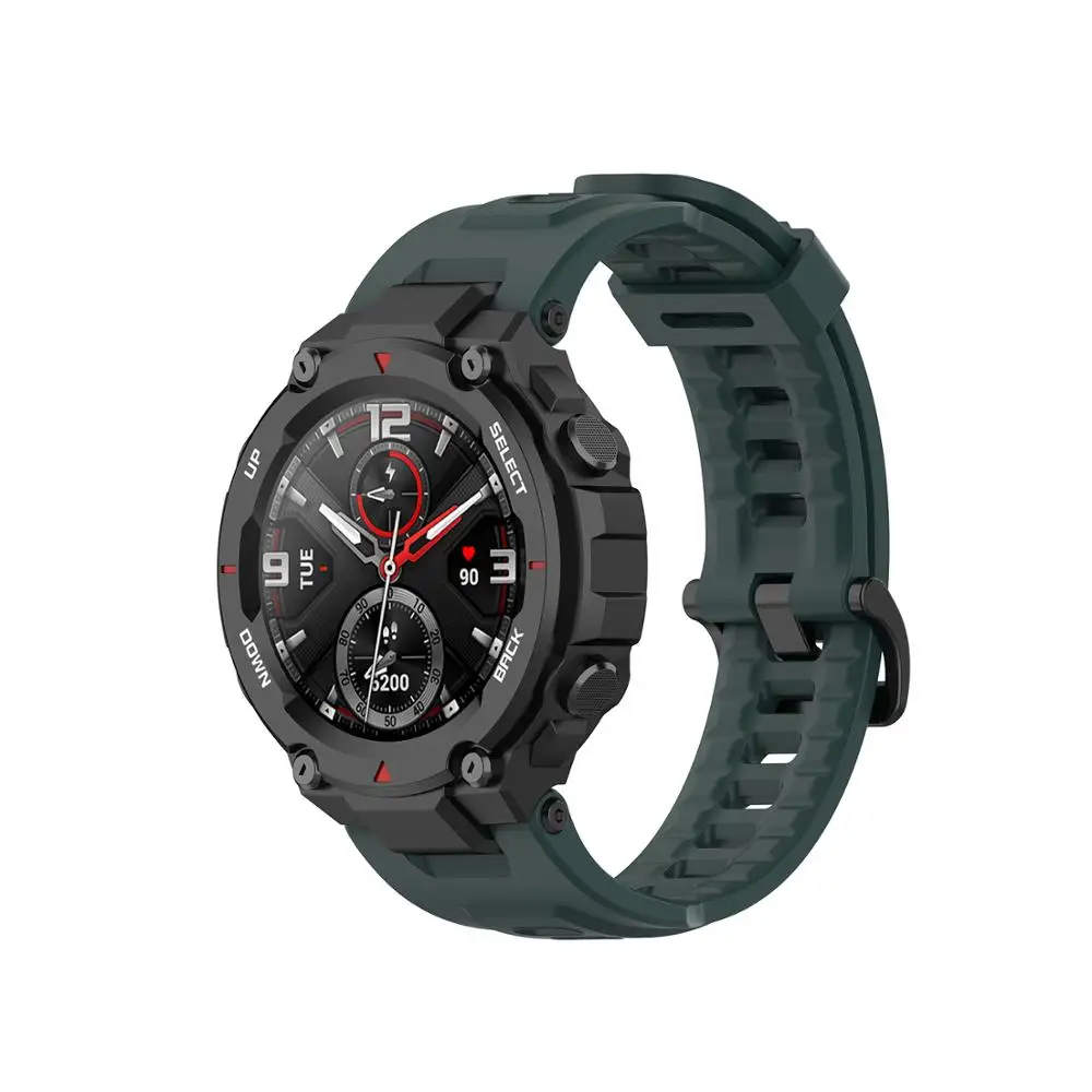 FIFATA Silicone Band For Amazfit T-Rex Pro Wrist Strap Sport Smart Watch Huami T-rex Bracelet Accessories | Электроника