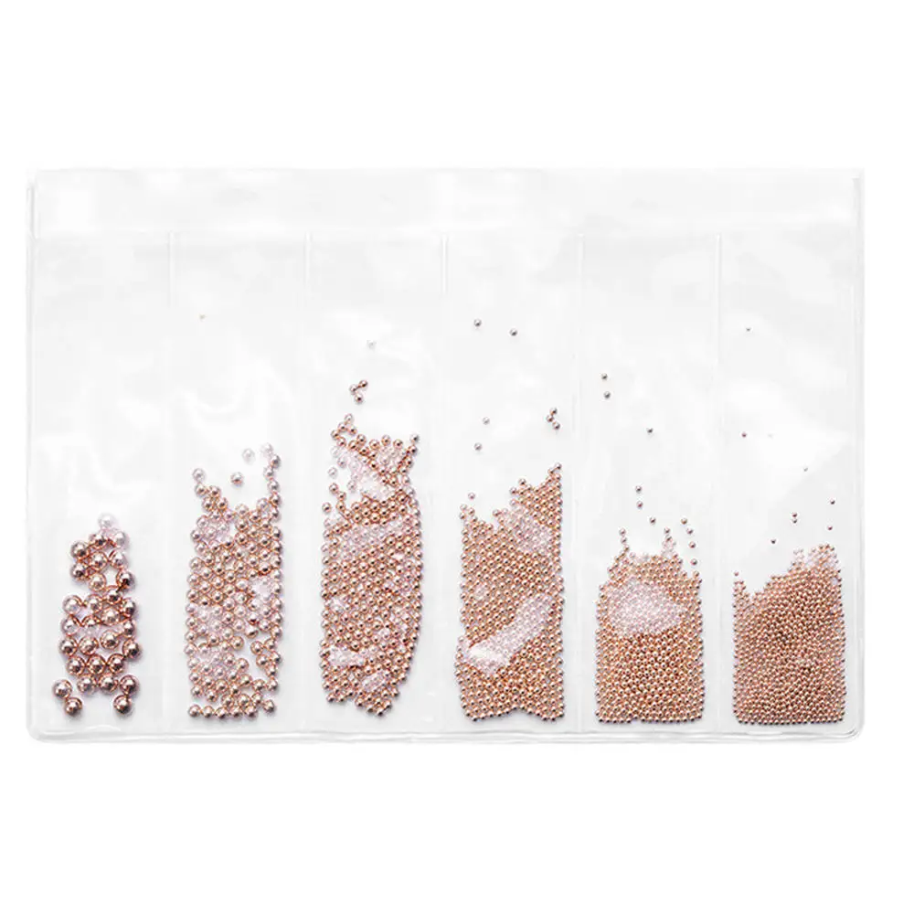 Мини-икра для дизайна ногтей 1 бутылка золотого и серебряного цвета опционально