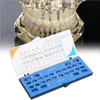 1pcs dental orthodontic tooth ceramic brackets brace 022 slot 345 with hooks dentists oral orthodontic treatment materials tool