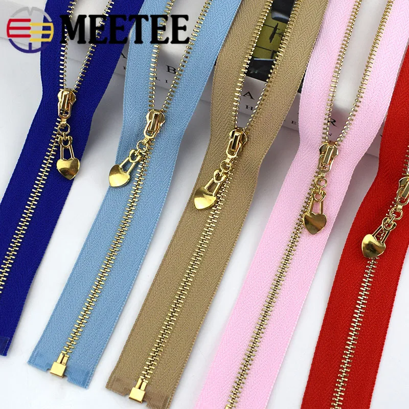 Металлическая молния 3 # с открытым концом 40 см 2 шт. | Дом и сад