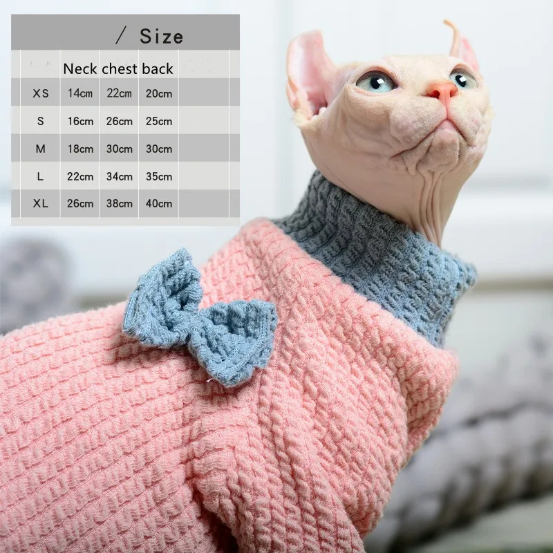 

Pet cat clothes hairless cat clothes high elastic four-legged clothes kitten clothes home 2021 new breathable and elastic