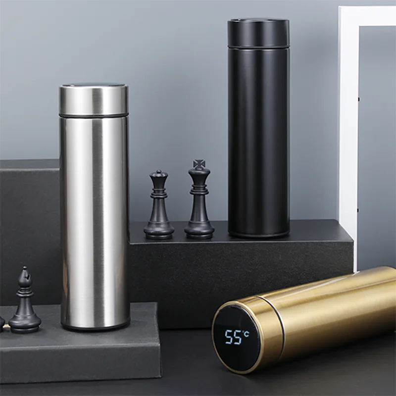 Интеллектуальная меняющая цвет термоизоляционная чашка из нержавеющей стали