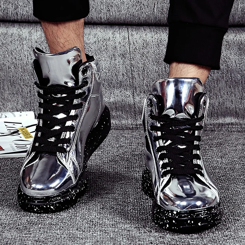 

Mens Sport ShoesLovers Shoes Hip Hop Shoes Fashion Clunky Sneakers for Men Casual Shoes Travel Mens Running Shoes High Top shoe