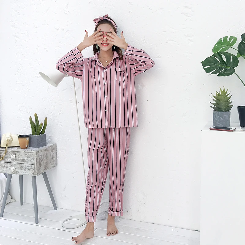 Полосатый комплект из 2 предметов женская одежда для сна женский сексуальный