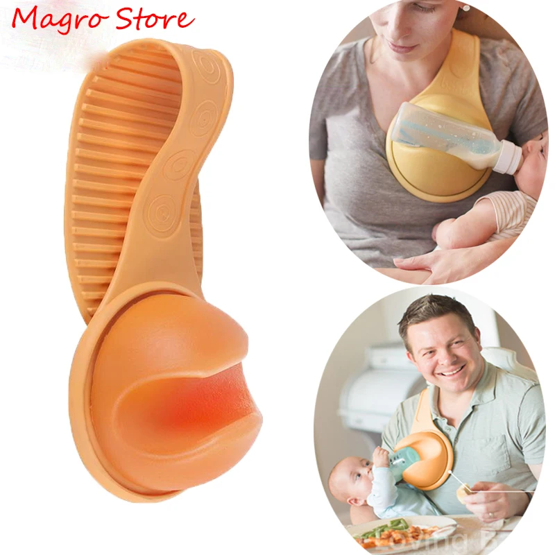 Soporte de biber&oacute;n manos libres para beb&eacute;, correa para manos, soporte de fijaci&oacute;n de alimentaci&oacute;n para cochecito, herramientas de alimentaci&oacute;n para beb&eacute;-0