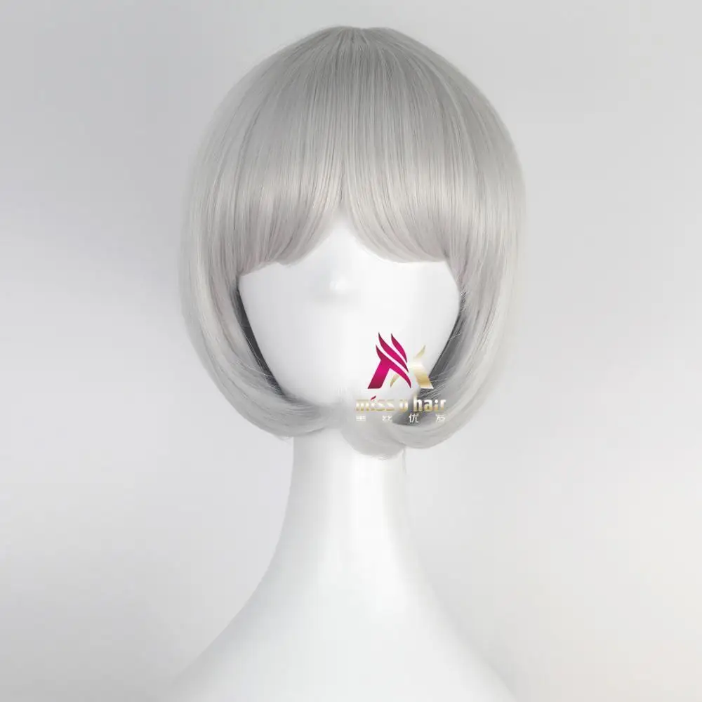 

Short High Temperature Fiber Hair Cosplay Wigs Synthetic Hair Heat Resistant BOBO Wig pink red black Straight Hair+wig cap