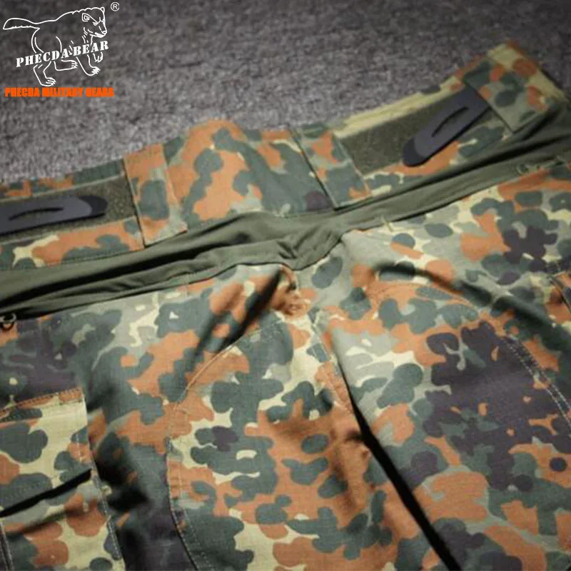 Германия flecktarn камуфляж Gen3 Тактический Униформа для страйкбола БДУ летние