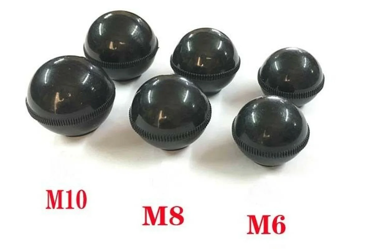

5pc NEW Milling Machine Part Plastic Ball Knobs Handles M10 M8M6 Bore