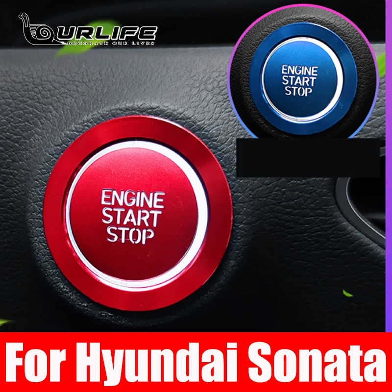 

Car Engine Start Button Replace Cover Stop Switch For Hyundai Sonata DN8 10th 2020 2021 Accessories