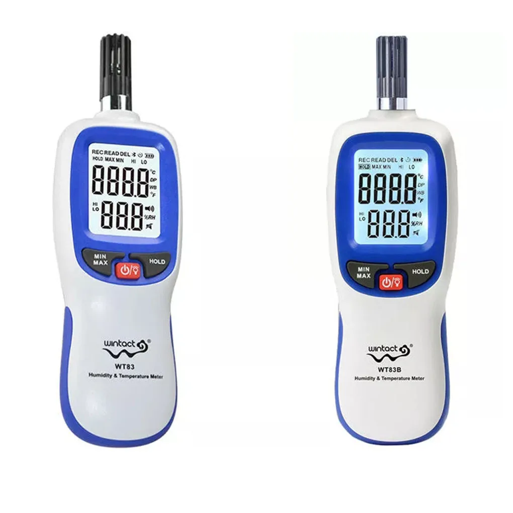 

WINTACT WT83 Handheld Digital Temperature Barometer Humidity Meter Indoor Outdoor Mini Hygrometer Weather Station Controller