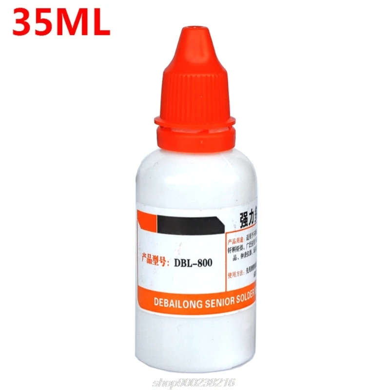

35ml Powerful Rosin Soldering Agent No-clean Flux Stainless Steel White Plate Iron 18650 Battery Welding Water M10 21 Dropship