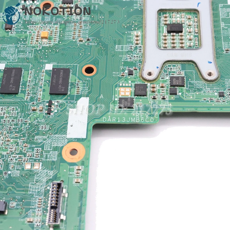 Материнская плата NOKOTION для ноутбука HP Pavilion G4 G6 материнская DAR13JMB6C0 REV C 681045-001 HM65 DDR3 1