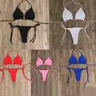 Комплект бикини, женский купальник с чашками пуш-ап, бандажный купальный костюм, купальный костюм, пляжная одежда