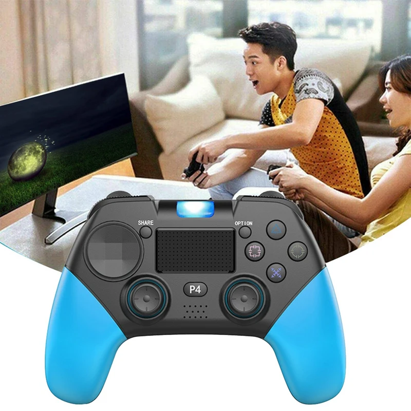 Беспроводной Bluetooth 4 0 геймпад Вибрационный пресс-контроллер экрана для PS4/PS4