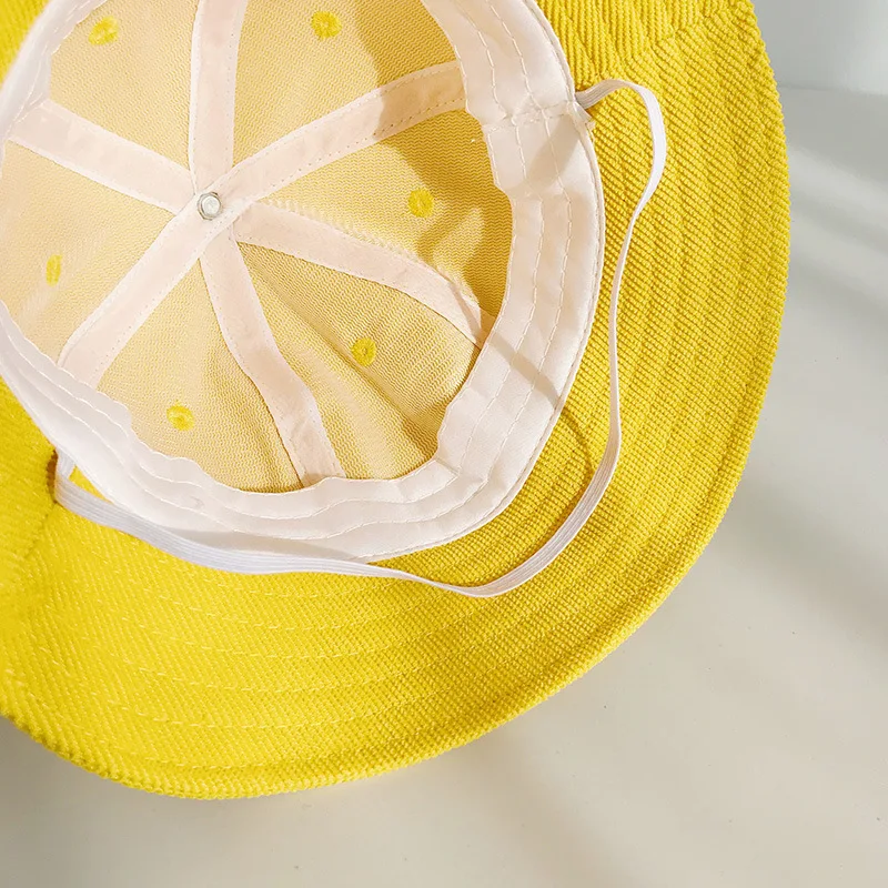 Новинка 2020 весенне-летняя детская шапка Вельветовая шляпа в рыбацком стиле милая