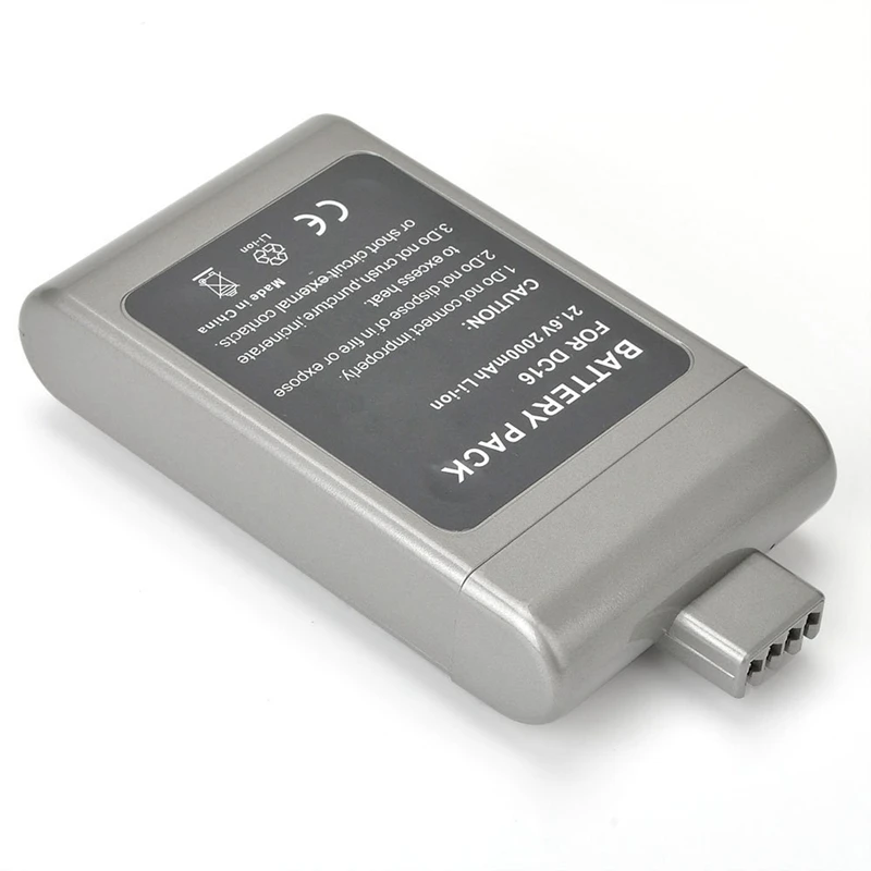 21 6 v 2000mAh расширенная замена батареи пылесоса для Dyson DC16 912433-01 912433-03 912433-04 серый |
