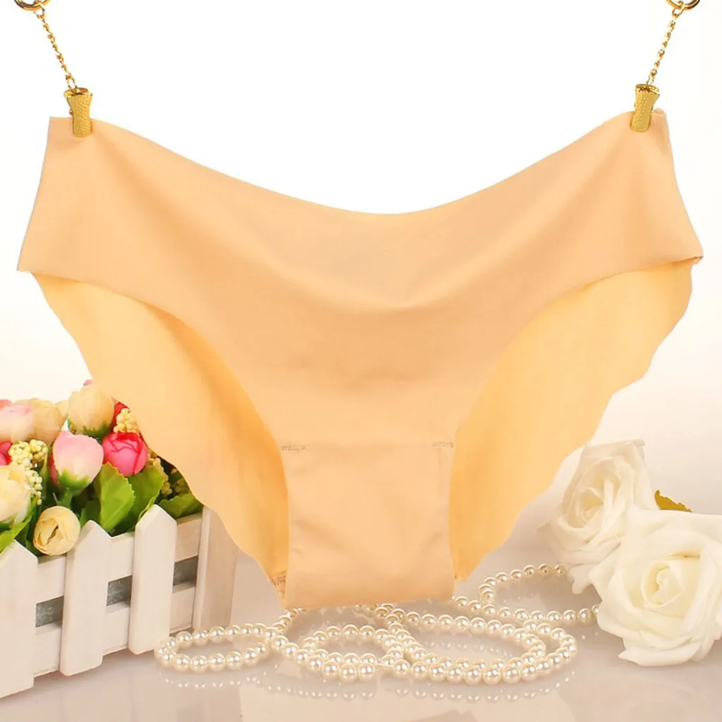 Сексуальные трусики для женщин нижнее белье из ледяного шелка полупрозрачные